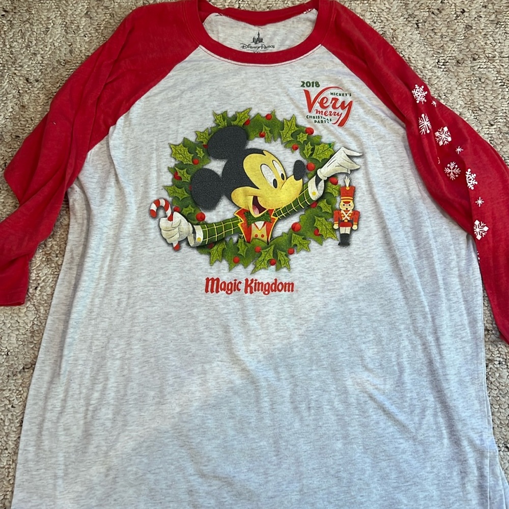 Disney Parks Mickey’s Very Merry Christmas Party Long Sleeve Shirt 2018